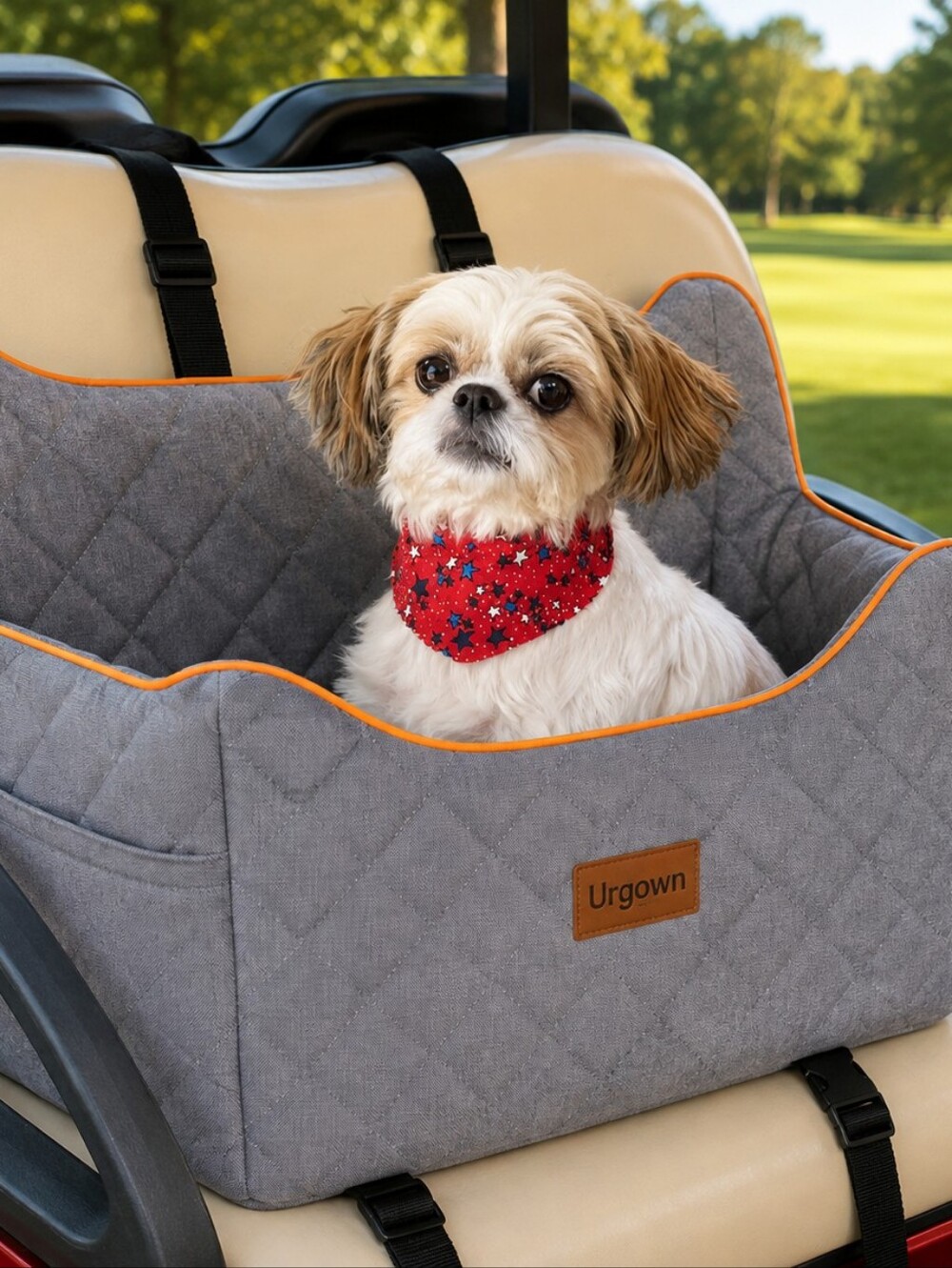 URGOWN Golf Cart Dog Seat – Small/Medium Dogs – NEW Sealed